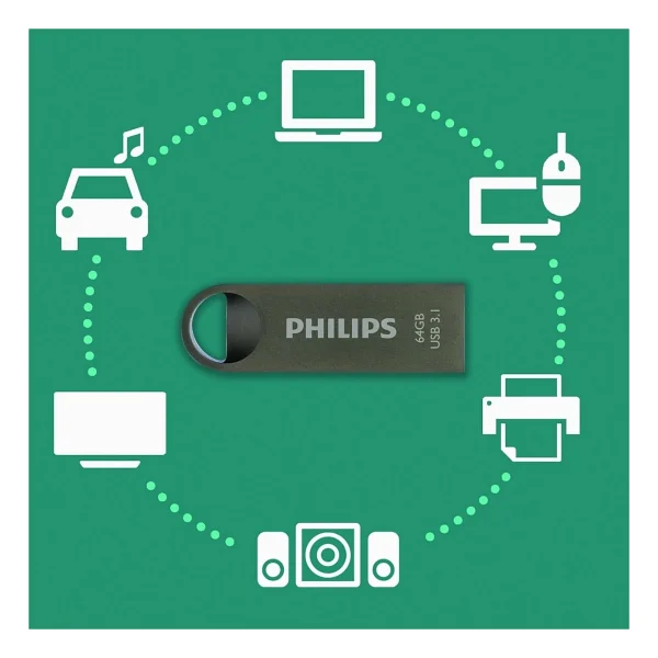 Philips FM64FD165B/00 64 GB USB 3.1 Flash Bellek - Görsel 10