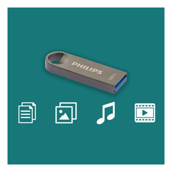Philips Moon FM12FD165B/00 128 GB USB 3.1 Flash Bellek - Görsel 7