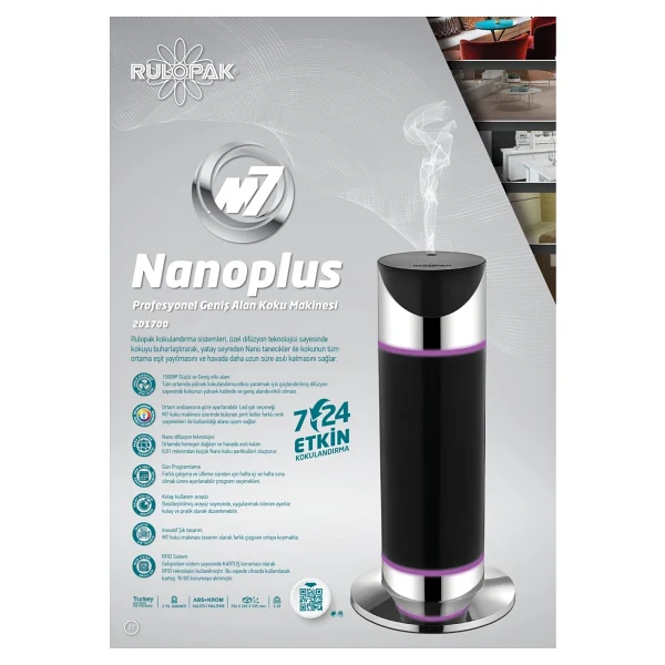 Rulopak Nano Plus M7 Profesyonel Kokulandırma Makinesi - Görsel 9