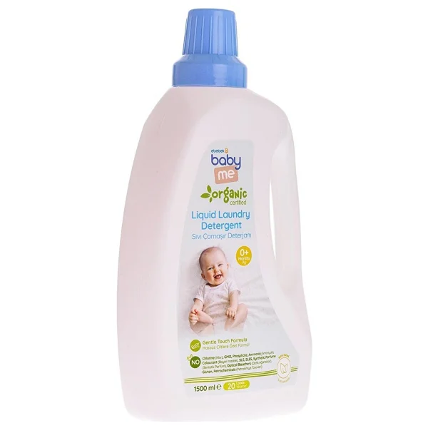 Baby&Me Organik Bebek Deterjanı 1500 ml - Görsel 6