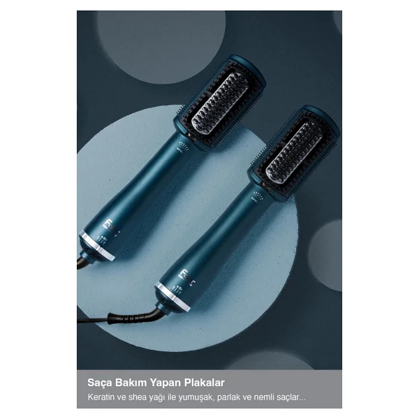 Fakir Sapphire Luxe Saç Düzleştirici Fırça - Görsel 4
