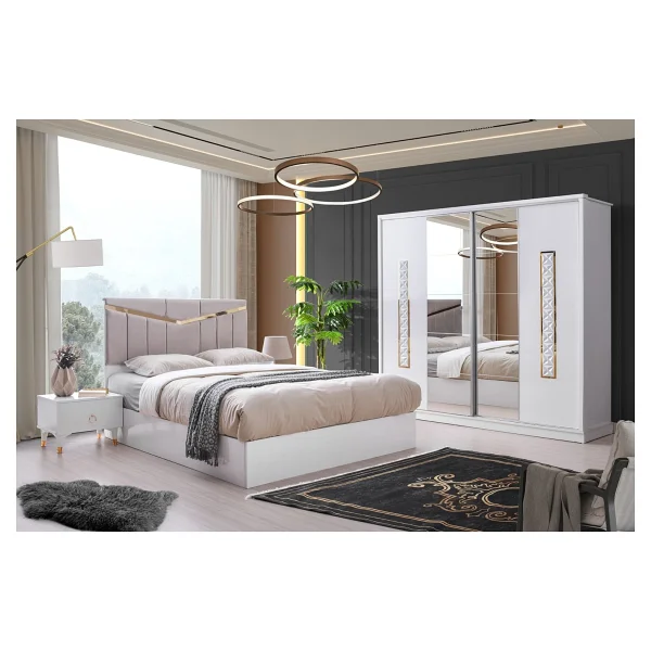 Avrasya Yatak Odası Takımı - Beyaz - 207 60 215 - Görsel 6
