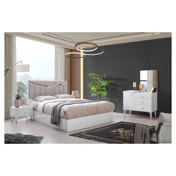 Avrasya Yatak Odası Takımı - Beyaz - 207 60 215 - Görsel 2