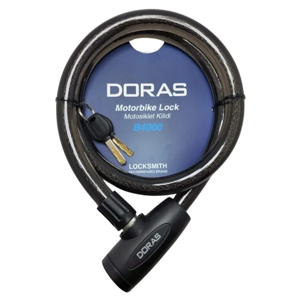 Doras Doras Motosiklet Kilidi B4000 1 Antrasit - Görsel 3