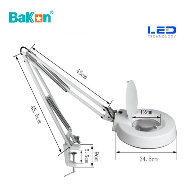 Bakon BK500C-8X Akrobat Büyüteç - Görsel 2