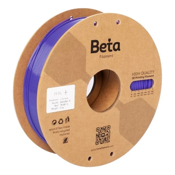 Beta PETG 1.75 mm 1 kg Mor Filament - Görsel 2