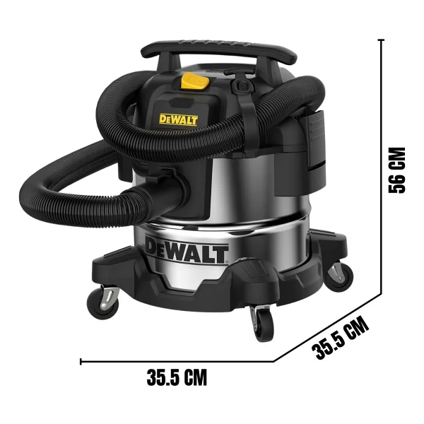 Dewalt DXV25S 1050 W Islak Kuru Sanayi Tipi Süpürge - Görsel 3