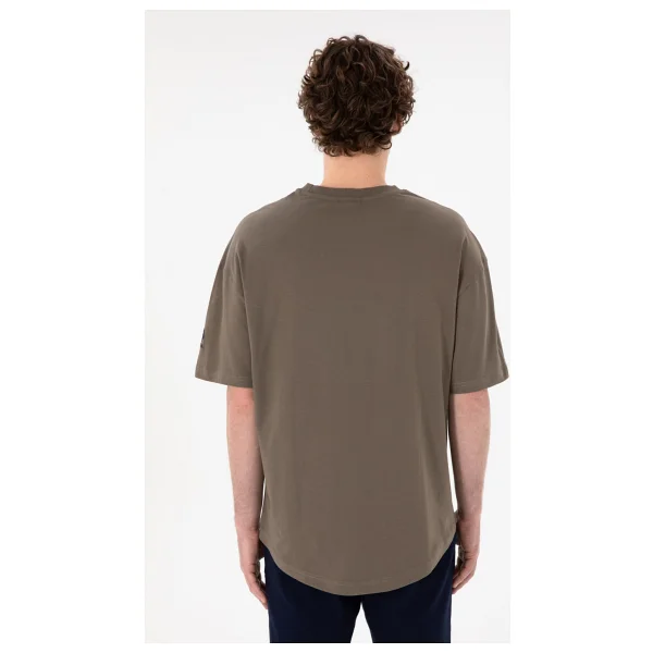 U.S. Polo Assn 50305988-VR052 Vizon Kısa Kollu Bisiklet Yaka Erkek Tişört - Görsel 6
