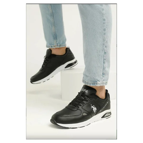 U.S. Polo Assn Vance Siyah Erkek Sneaker - Görsel 4