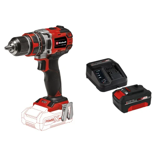 Einhell TP-CD 18/50 Li-i BL Tek Akülü 4 Ah Darbeli Matkap - Görsel 2