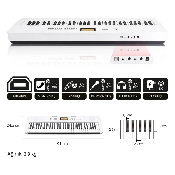 Jwin JTK-3600 61 Tus Org - Görsel 9