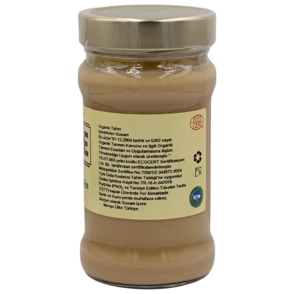 Sade Organik Tahin 300 gr - Görsel 3