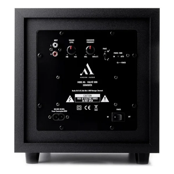Argon Audio Malmö SUB 6 Siyah Subwoofer - Görsel 6