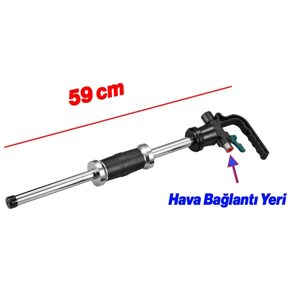 Havalı Boyasız Kaporta Göçük Düzeltme Vantuz 1/4 3 Çeşit Hava Çektirme Pnömatik Vakum 75-100-125 mm - Görsel 3