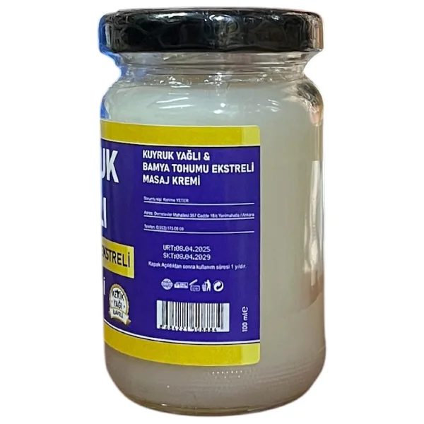 Dvd Lokman Aktar Kuyruk Yağı Masaj Kremi 100 ML - Görsel 2