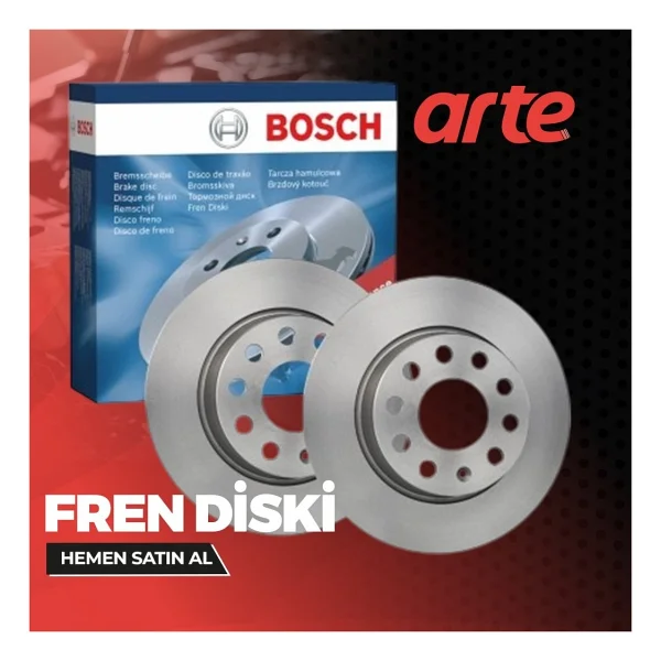 Toyota Corolla 2013-2018 Bosch Ön Fren Diski Takımı (2 Adet) - Görsel 4