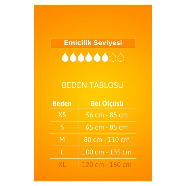 Tena Belbantlı Plus 6 Damla Ekstra Büyük Boy XL 30'lu 3 Adet Hasta Bezi - Görsel 7