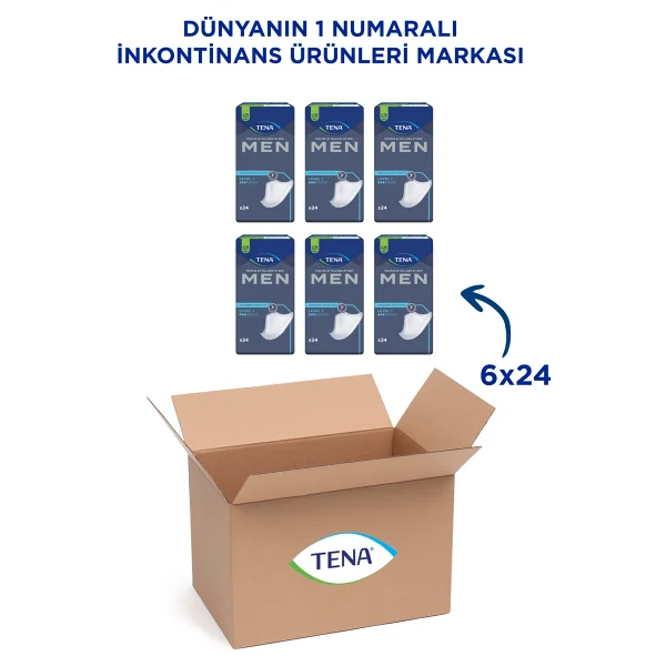 Tena Level 1 3 Damla 24'lü 6 Adet Erkek Mesane Pedi - Görsel 8