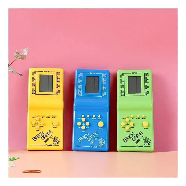 Nostalji Oyuncak El Atarisi Orjinal Tetris Brick - Mavi - Görsel 2