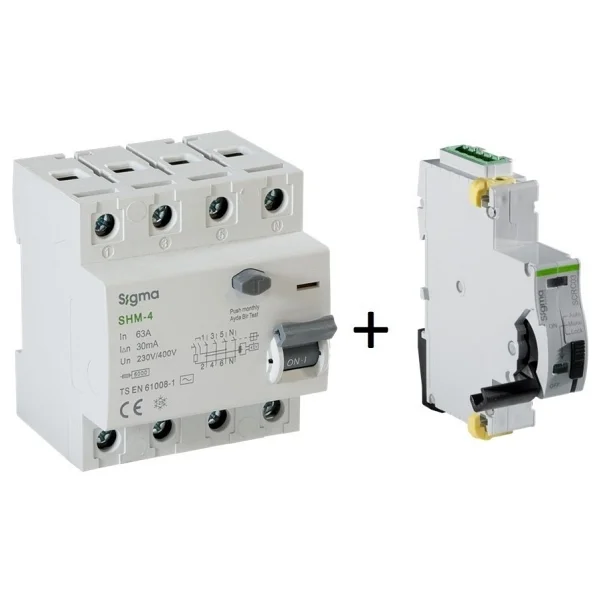 Sigma Elektrik SCRC03 Otomatik Yeniden Kurma Ünitesi + 4x63 30MA Kaçak Akım Rölesi Elektriksel Parametreler - Görsel 4