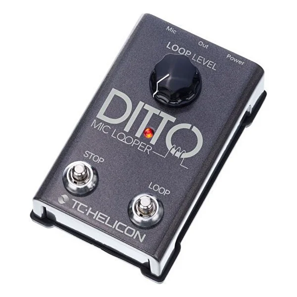 TC Helicon Ditto Mic Looper Vokal Efekt Pedalı - Görsel 2