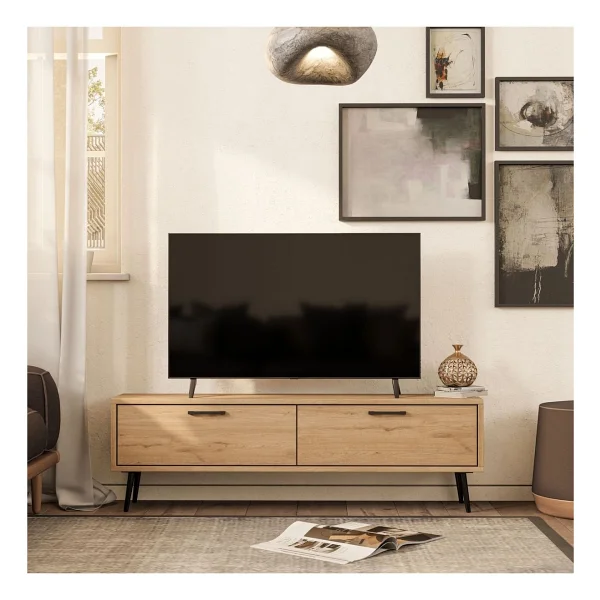 Mezza 4062 Bold 138 Cm Tv Ünitesi Sepet Meşe - Görsel 3