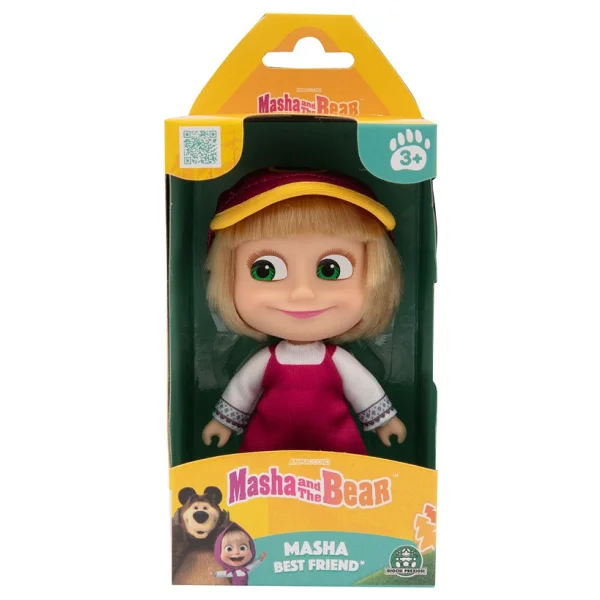Maşa ile Koca Ayı S3 12 cm Kamp Kıyafetli Maşa Bebek MHA37000 - Görsel 2