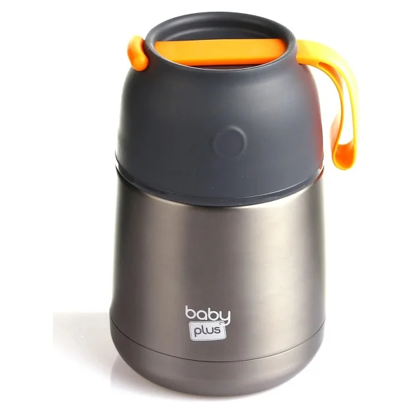 Baby Plus Vakumlu Çift Taraflı Mama Termosu 450 ml - Görsel 6