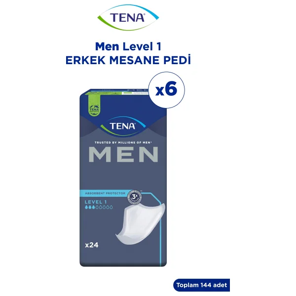 Tena Level 1 3 Damla 24'lü 6 Adet Erkek Mesane Pedi - Görsel 7
