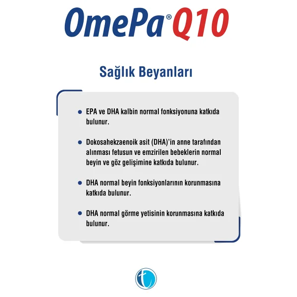 OmePa Q10 Omega 3 Ubiquinol 90 Kapsül - Görsel 7