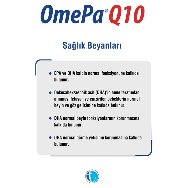 OmePa Q10 Omega 3 Ubiquinol 30 Kapsül - Görsel 10