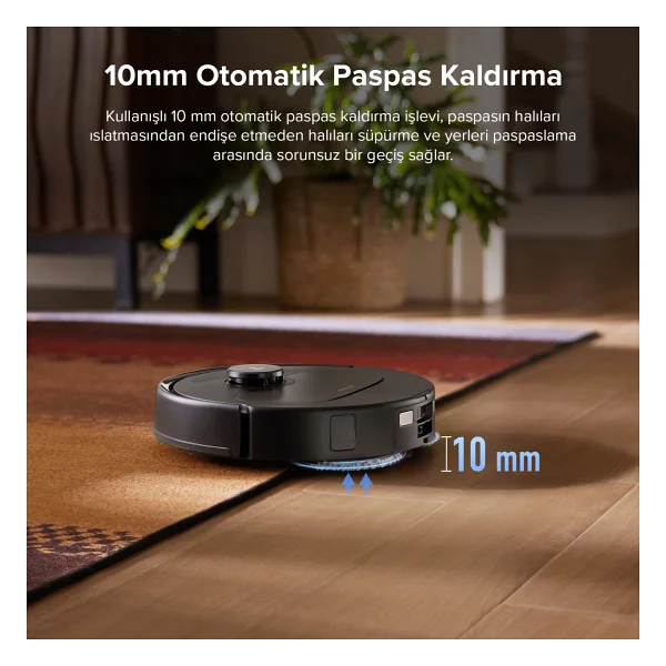 Roborock Qrevo L Siyah Çöp İstasyonlu Akıllı Robot Süpürge - Görsel 2