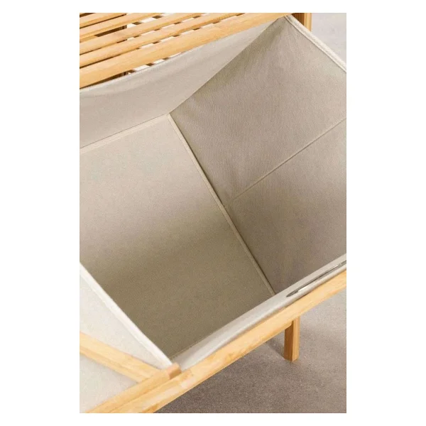 Digithome Bambu XL Kirli Sepetli 3 Raflı Çok Amaçlı Banyo Düzenleyici Çamaşır Sepeti Organizer DB-0011 - Görsel 4