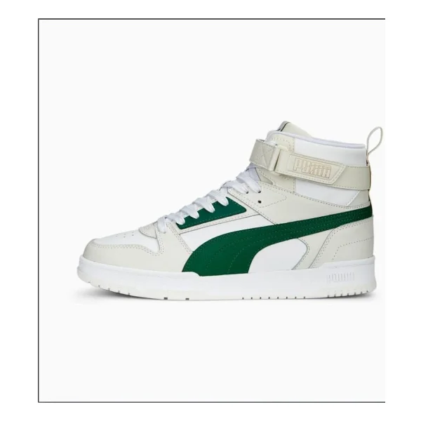 Puma RBD Game 385839-10 Beyaz-Yeşil Spor Ayakkabı - Görsel 2