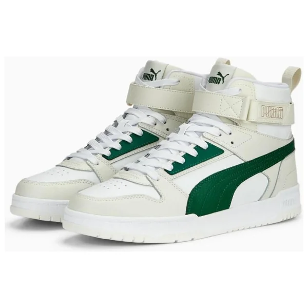 Puma RBD Game 385839-10 Beyaz-Yeşil Spor Ayakkabı - Görsel 3
