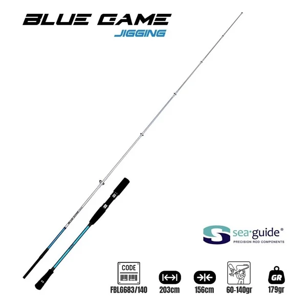 Fujin Bluegame Jigging 203Cm 60-140Gr Jig Olta Kamışı - Görsel 4
