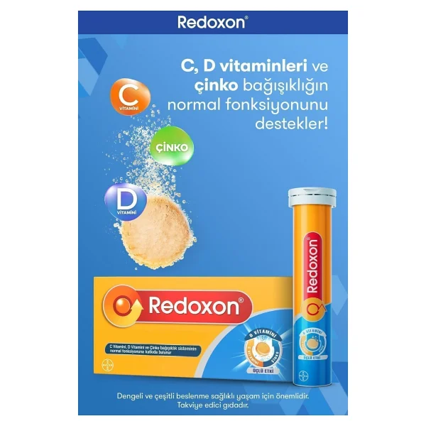 Redoxon Üçlü Etki 30 Efervesan Tablet 3 Adet - Görsel 5