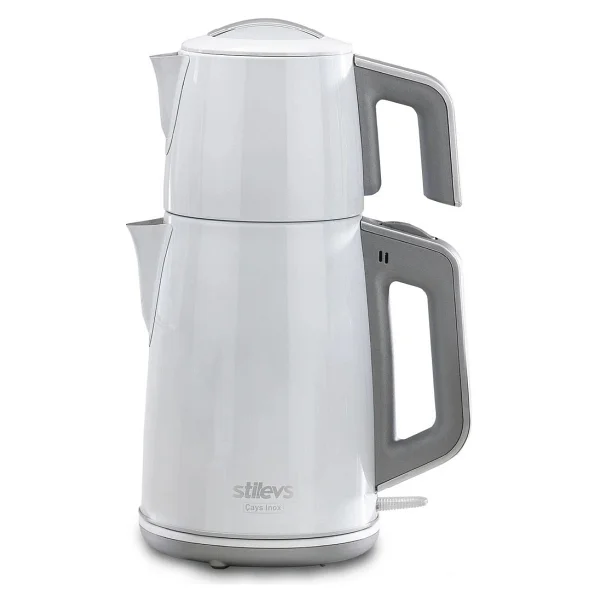 Stilevs Çays Inox Beyaz 1650 W Çelik Çay Makinesi - Görsel 4
