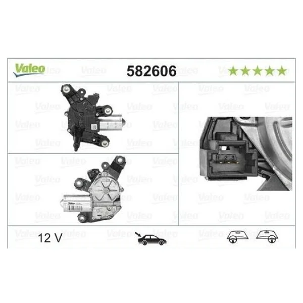 Valeo 582606 Silecek Motoru Dokker Lodgy 12- - Görsel 2