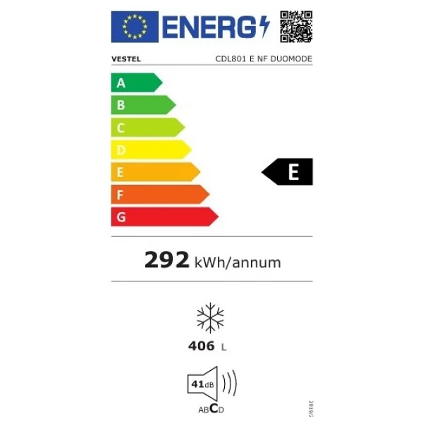 Vestel CDL801 E NF 6 Çekmeceli Dikey No Frost Derin Dondurucu - Görsel 4