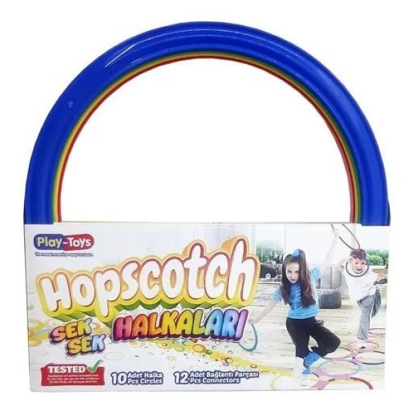 Play-Toys Halka Seksek Eğlenceli Oyun 3+ Yaş İçin Renkli Parçalarla Geliştirici Aktivite - Görsel 4