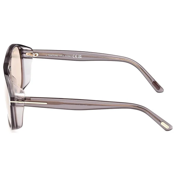 Tom Ford Rosco FT1022 20E Grey-Brown Güneş Gözlüğü - Görsel 3