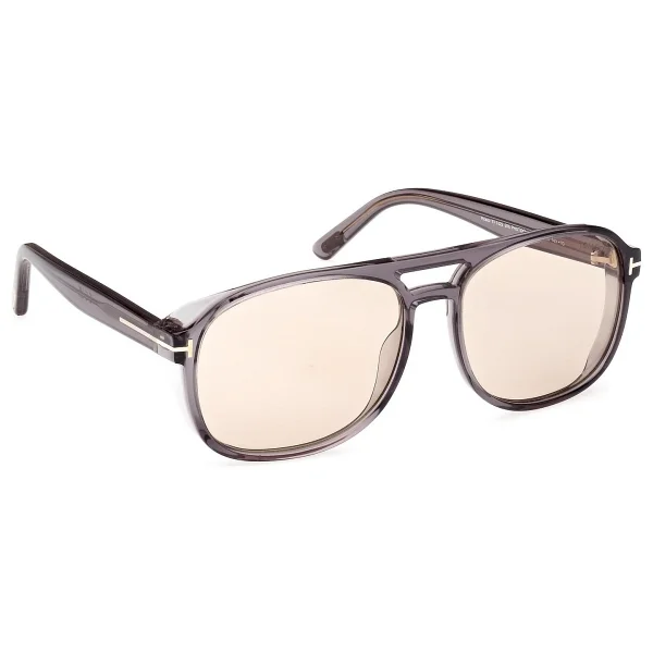 Tom Ford Rosco FT1022 20E Grey-Brown Güneş Gözlüğü - Görsel 4