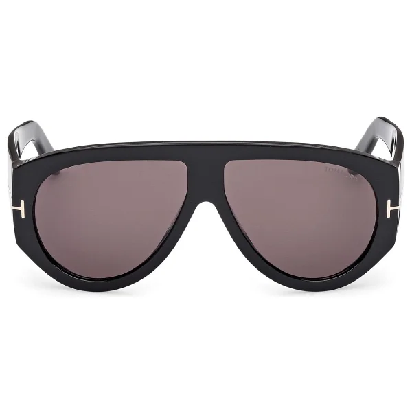Tom Ford Bronson FT1044 01A Shiny Black-Smoke Erkek Güneş Gözlüğü - Görsel 4