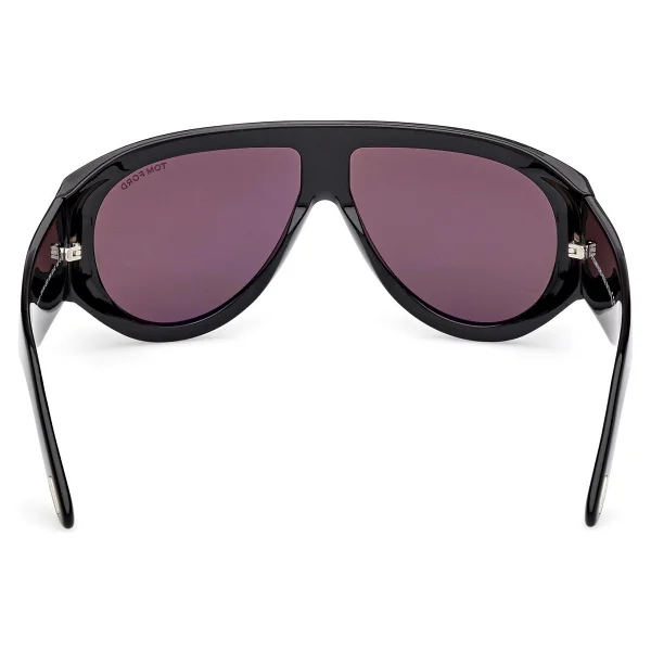 Tom Ford Bronson FT1044 01A Shiny Black-Smoke Erkek Güneş Gözlüğü - Görsel 3