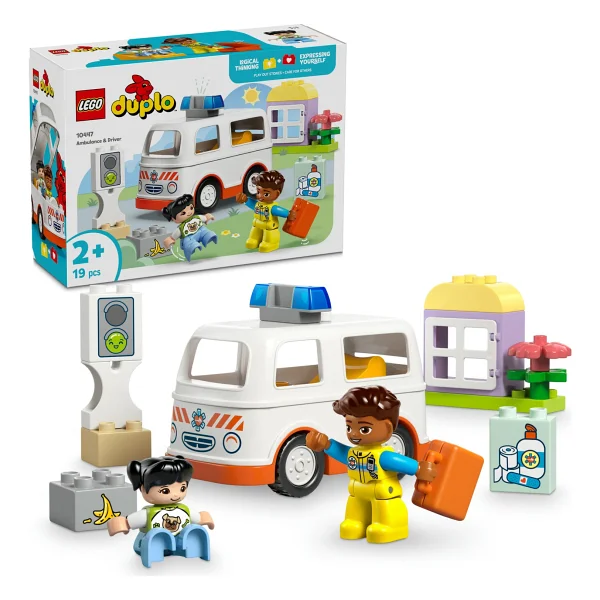 Lego 10447 Duplo Ambulans ve Sürücü - Görsel 5
