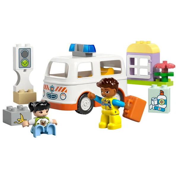 Lego 10447 Duplo Ambulans ve Sürücü - Görsel 6
