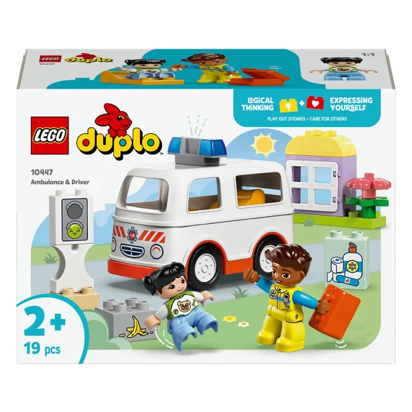 Lego 10447 Duplo Ambulans ve Sürücü - Görsel 7