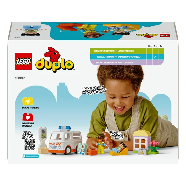 Lego 10447 Duplo Ambulans ve Sürücü - Görsel 8