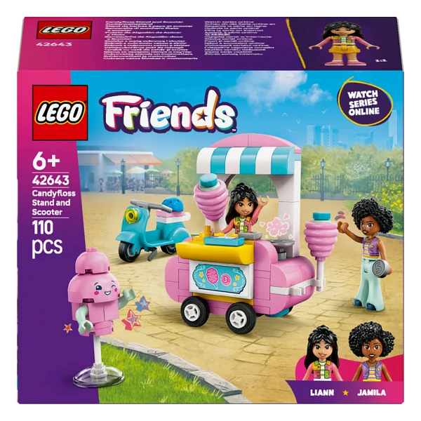 Lego 42643 Friends Pamuk Şeker Standı ve Scooter - Görsel 3